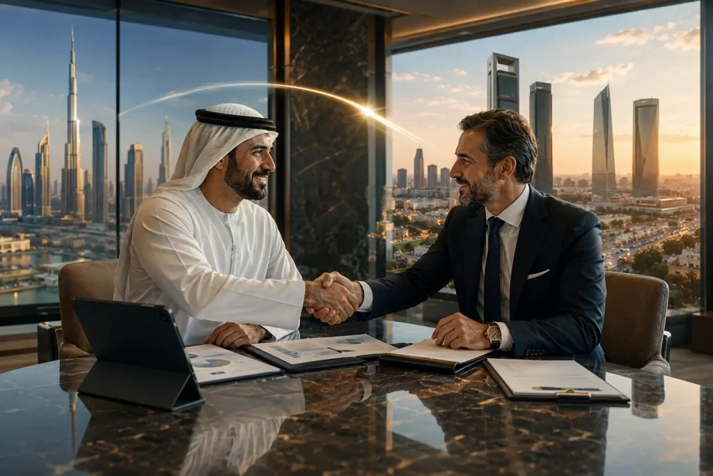 Inversión desde Emiratos Árabes en empresas españolas con acuerdo empresarial y expansión internacional