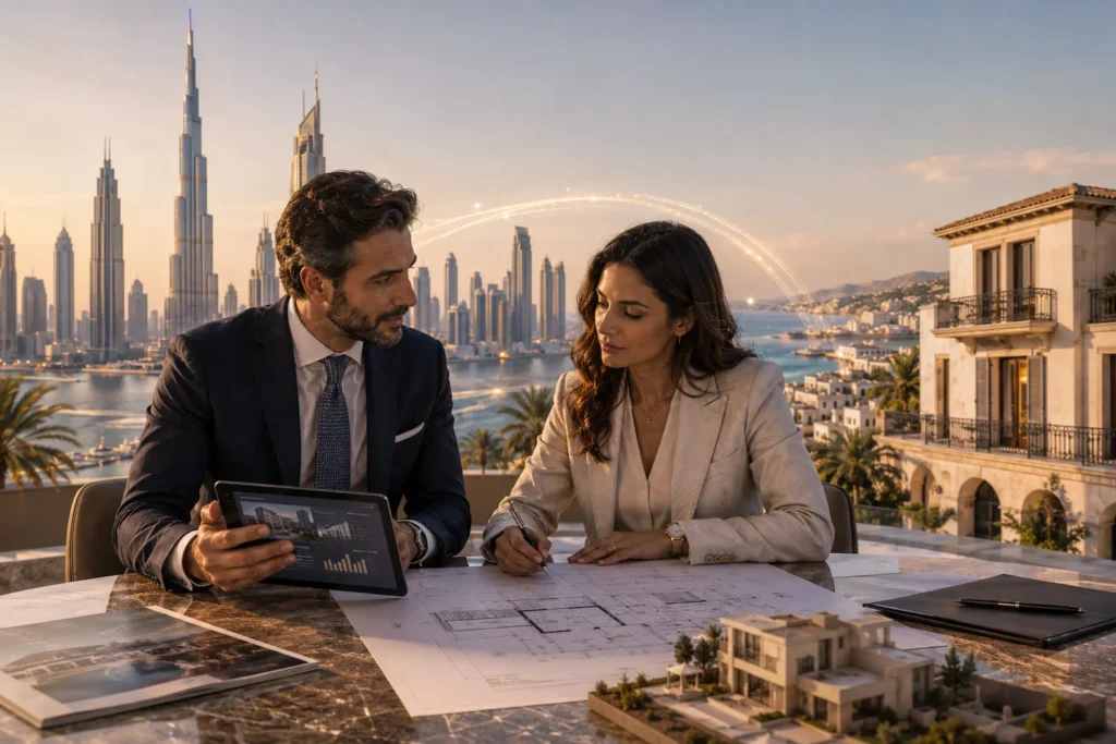 Operaciones inmobiliarias entre Emiratos Árabes Unidos y España con inversión internacional y asesoramiento inmobiliario